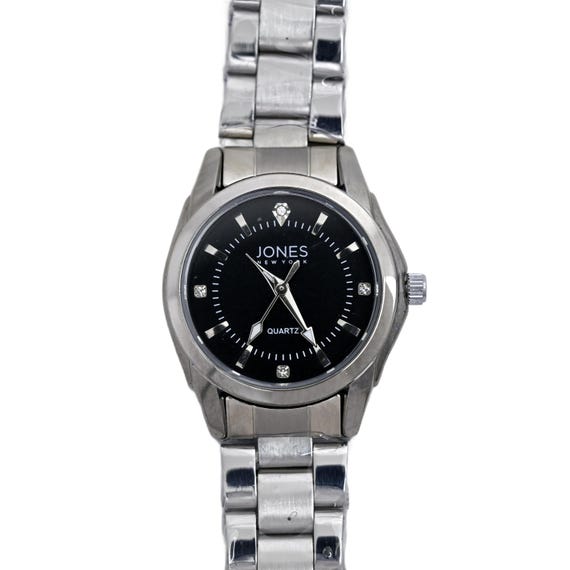 Jones New York Ladies Black Dial Diamond Wrist Watch - Etsy display picture 3