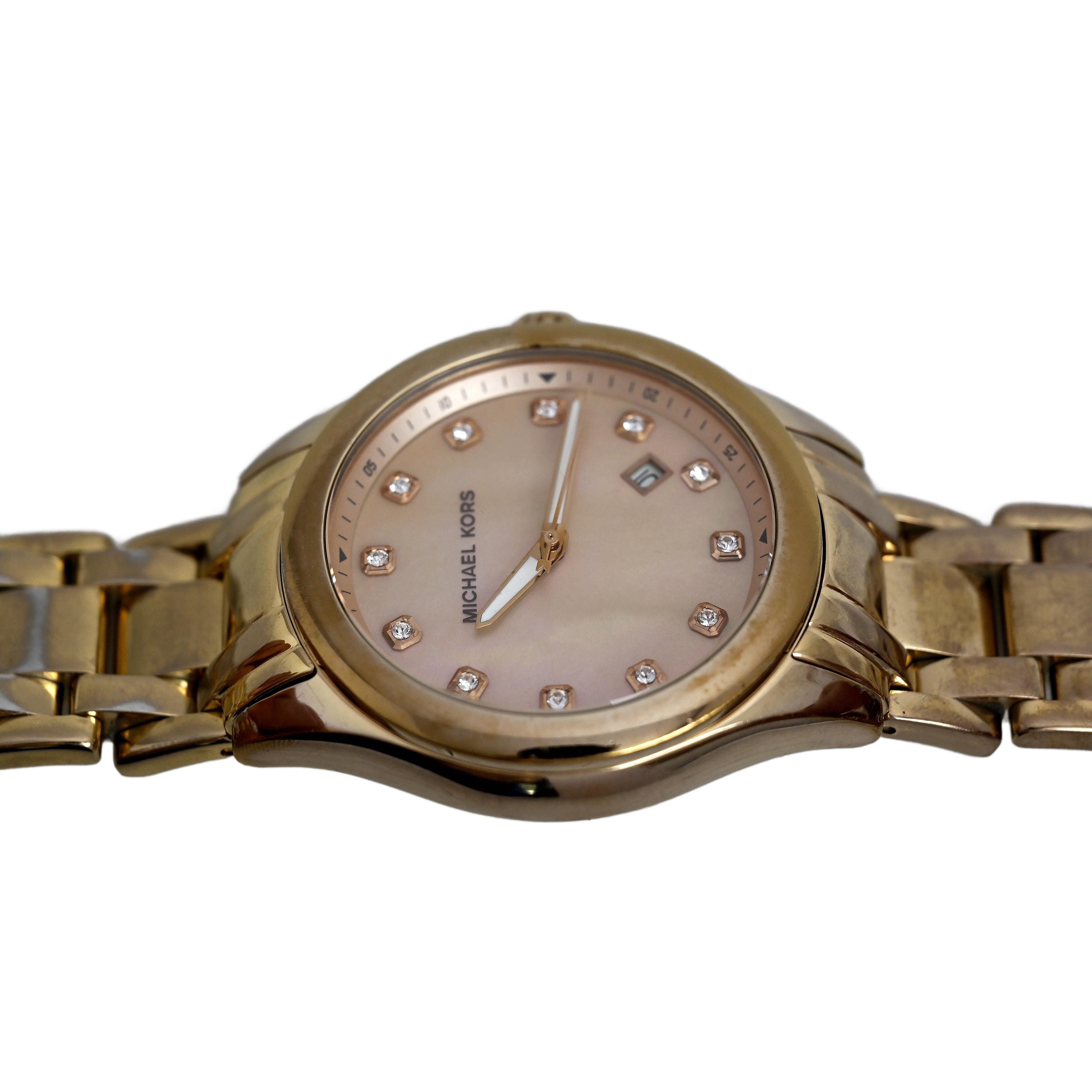 Michael Kors Ladies MK5311 Rose Gold MOP Dial Diamond  display picture 2