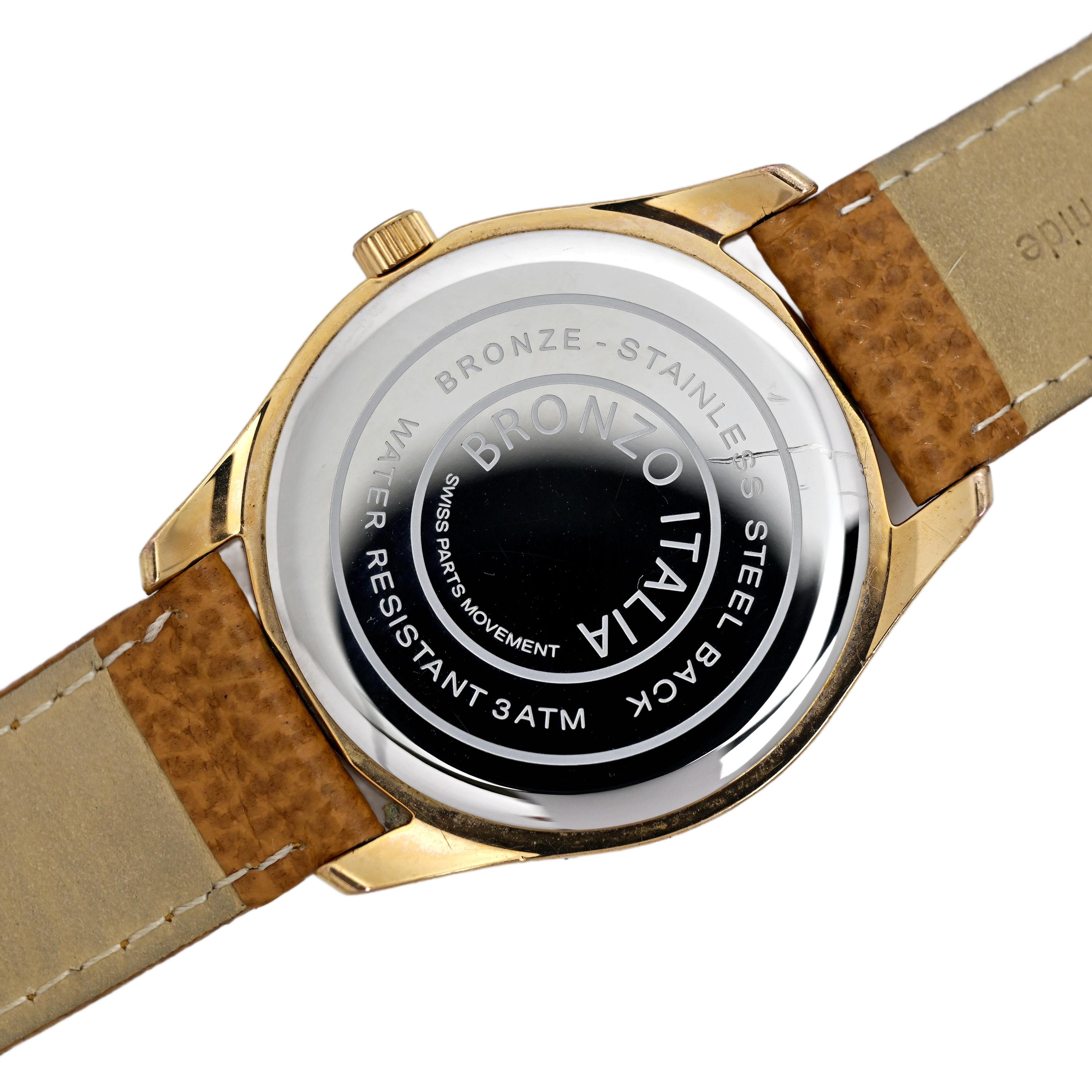 Bronzo Italia Swiss Parts Movement Watch Bronzo Italia Wristwatches for sale - eBay main image 2