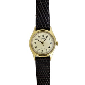 Pulsar by Seiko Ladies Vintage 1980&#39;s Gold Plated Quartz Watch Dainty