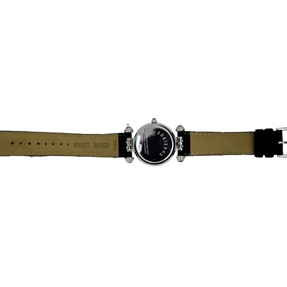 Adrienne Crystal Watch Leather Band New Adrienne Limited Edition Pave Watch/3 Changeable Bands  main image 2