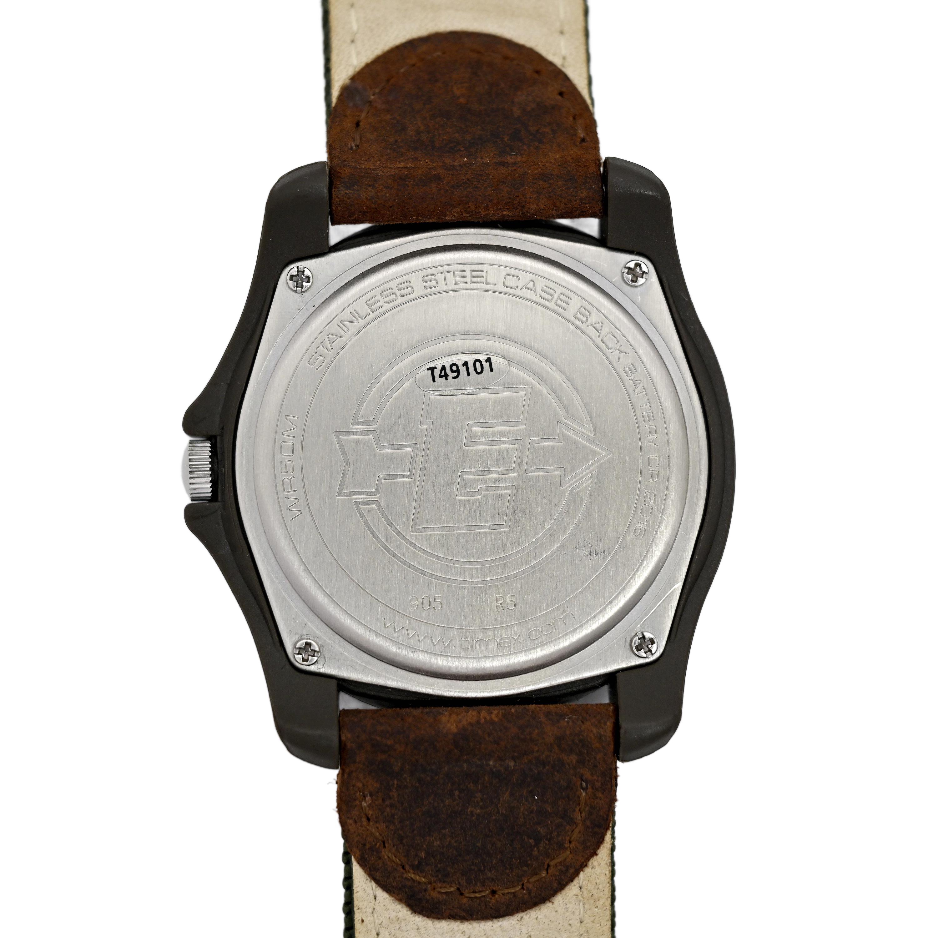 Timex Men's Expedition Camper Brown Green 39mm Outdoor Watch