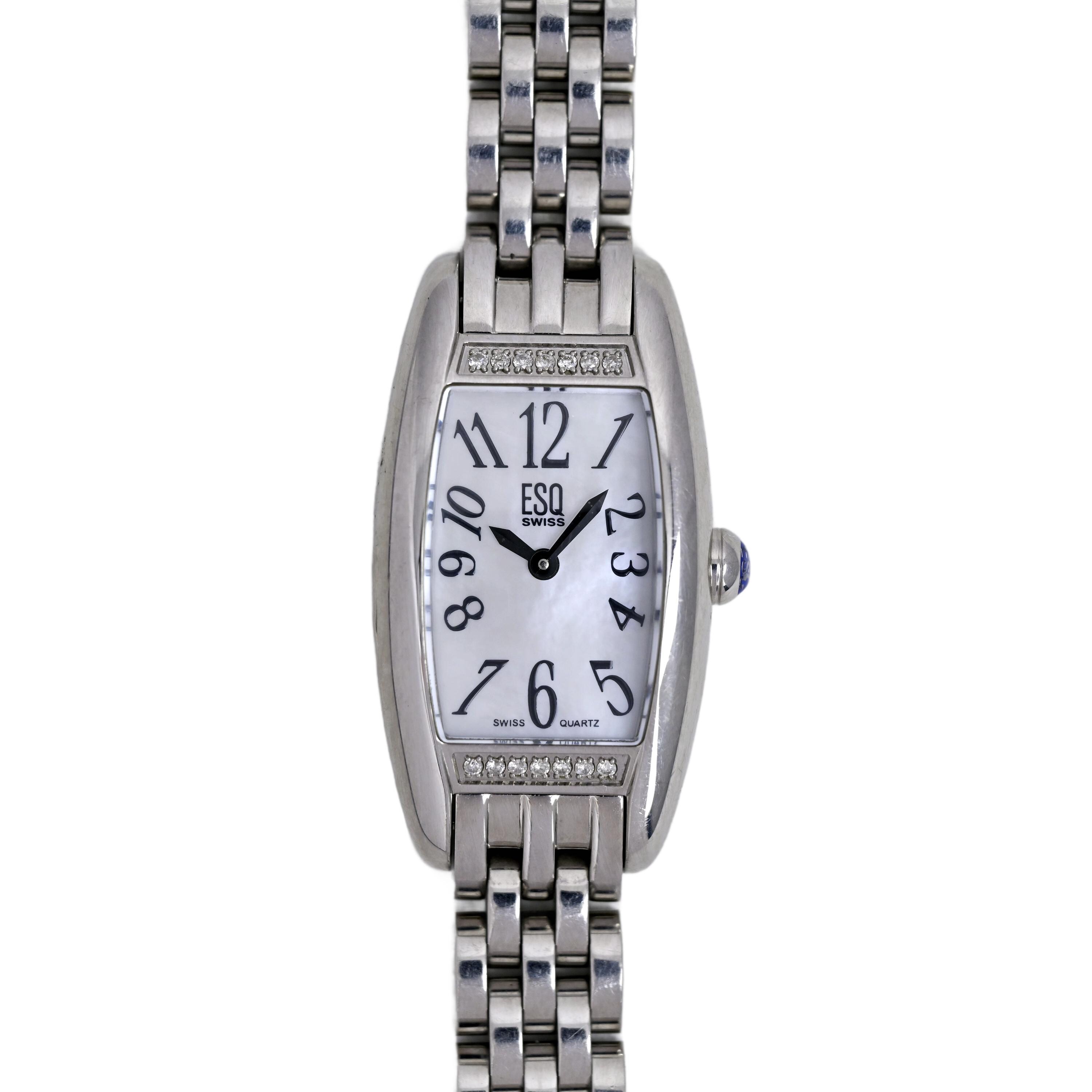 ESQ stainless steel women\'s watch 7in long Womens Esq Watch - Etsy main image 3