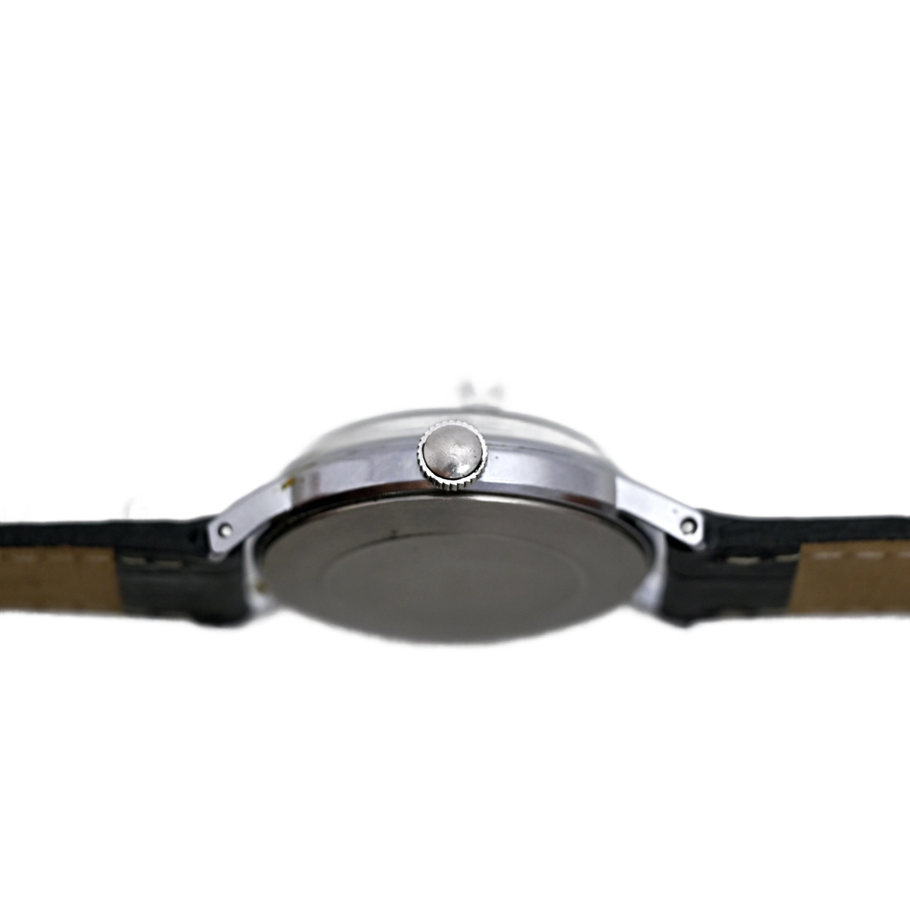 Timex Sprite 1974 Vintage Unisex Wrist Watch White Crosshair Dial