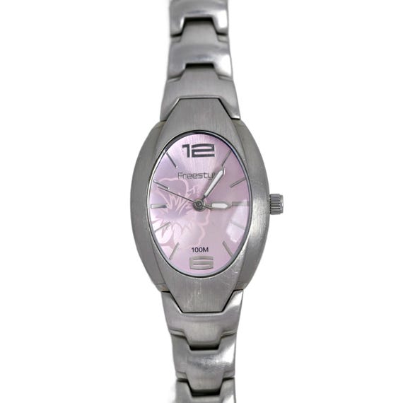 Freestyle Ladies Pink Dial Stainless Steel Bracelet Watch  display picture 1
