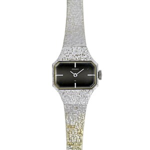 Seiko damer vintage mekanisk armbandsur från 1970-talet med gradient urtavla och manuell uppdragning