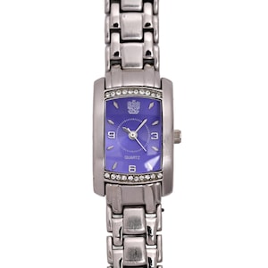 Paolo Gucci Women's PG873WU Steel Watch Purple Dial Quartz Rare