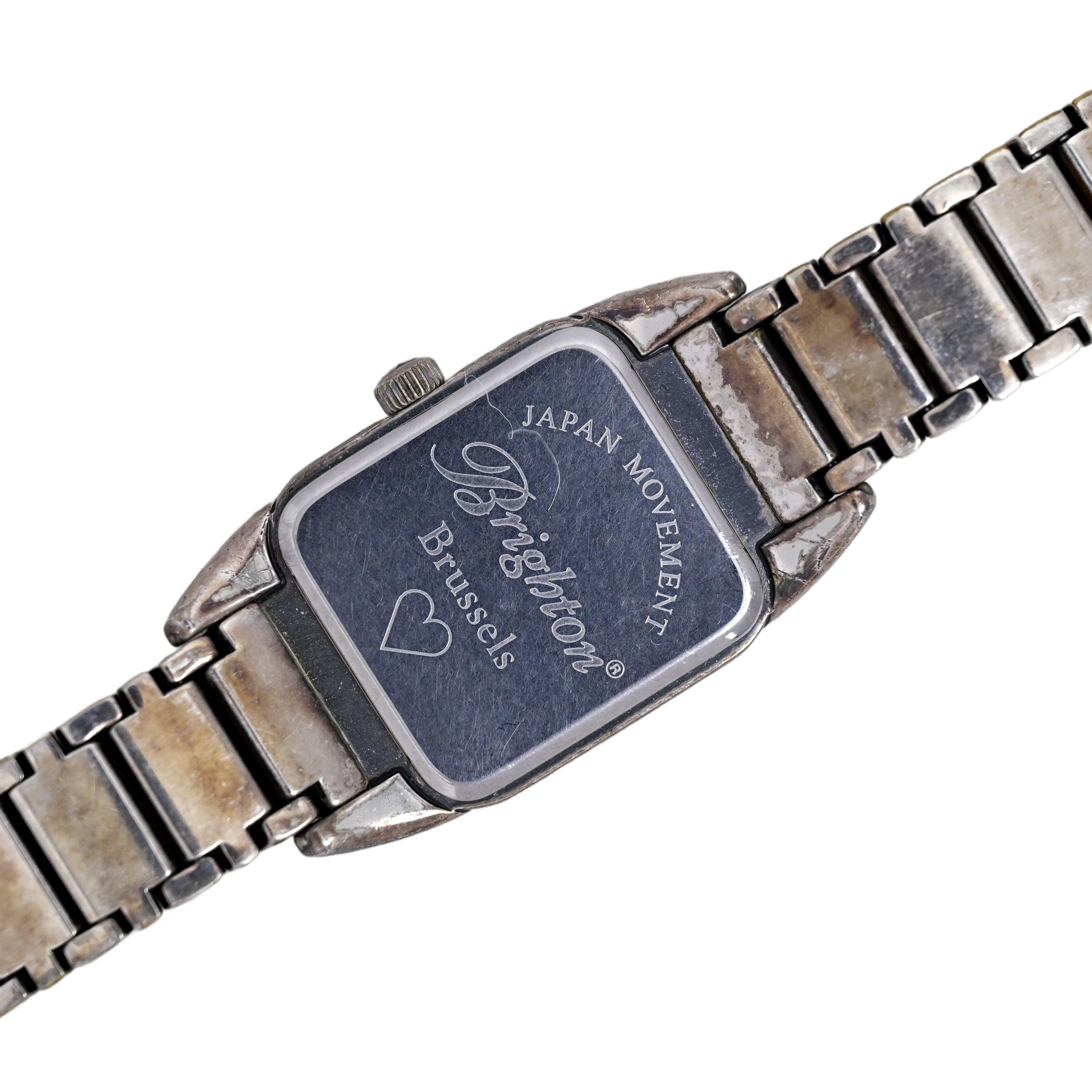 Brighton Brussels Tank Silver Plated Ladies Wrist Watch Brighton Brussels Tank Silver Plated Ladies Wrist Watch | eBay main image 2