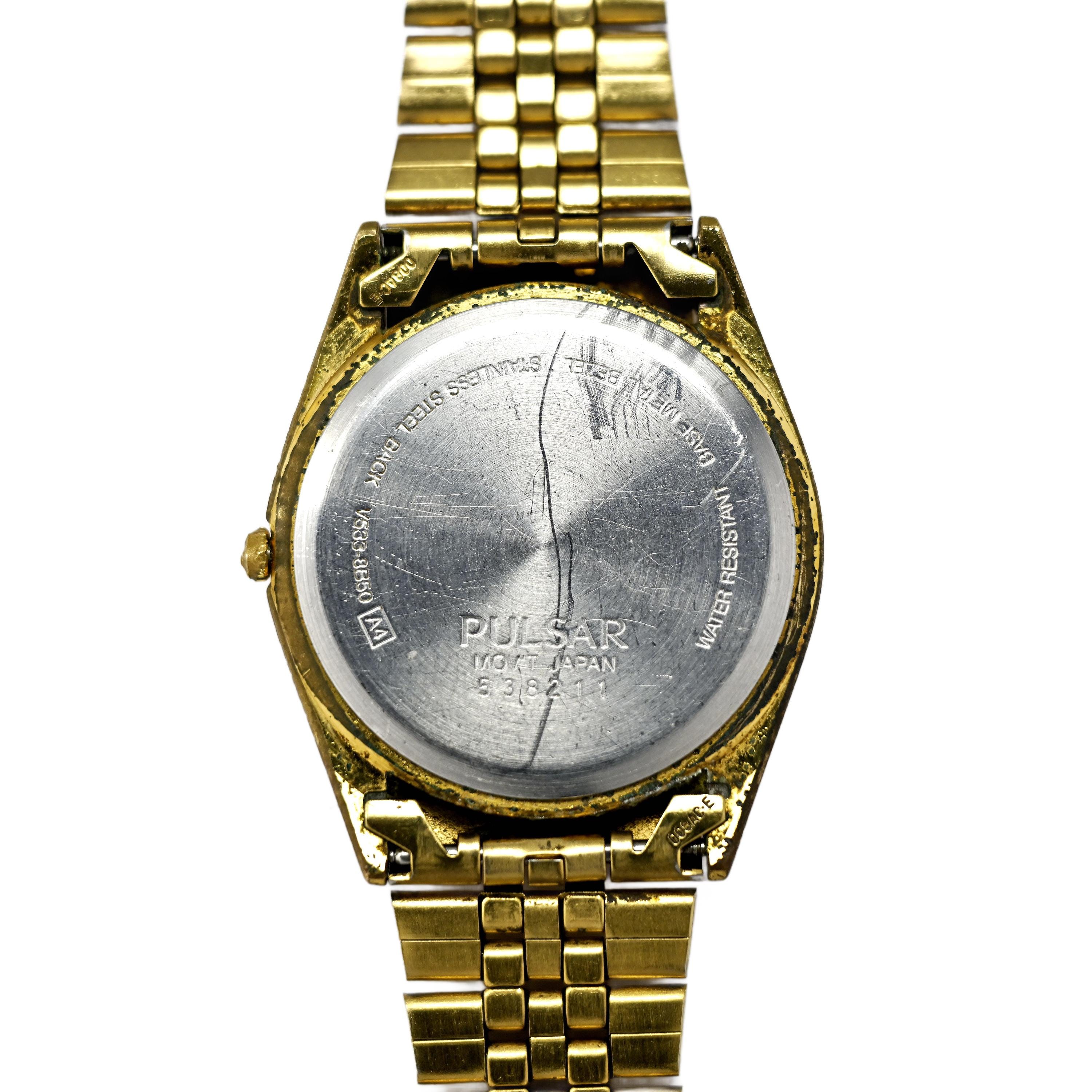 Pulsar by Seiko Women's Silver Tone Watch, Mother of Pearl