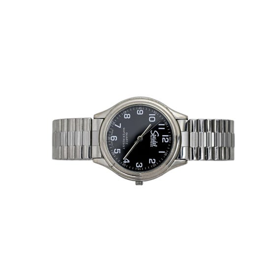 【ビンテージ】Chamntal Thomass Paris 38 Speidel Black Dial Vintage 1990s Men's Quartz Wrist Watch