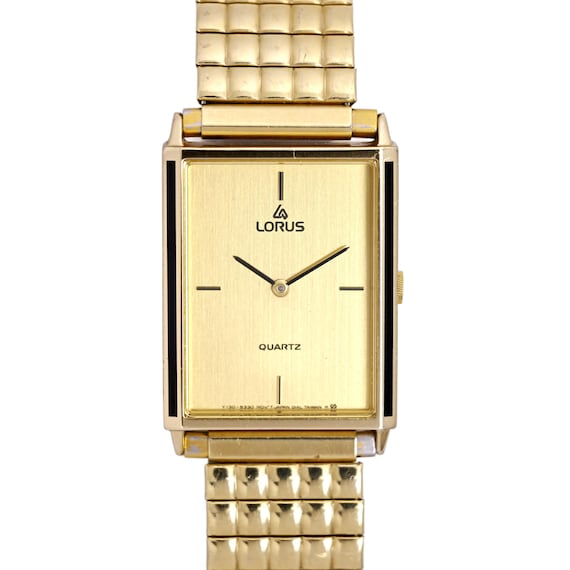 Lorus 1990s Quartz Y108 5020 R0 Wrist Watch Expansion Bracelet