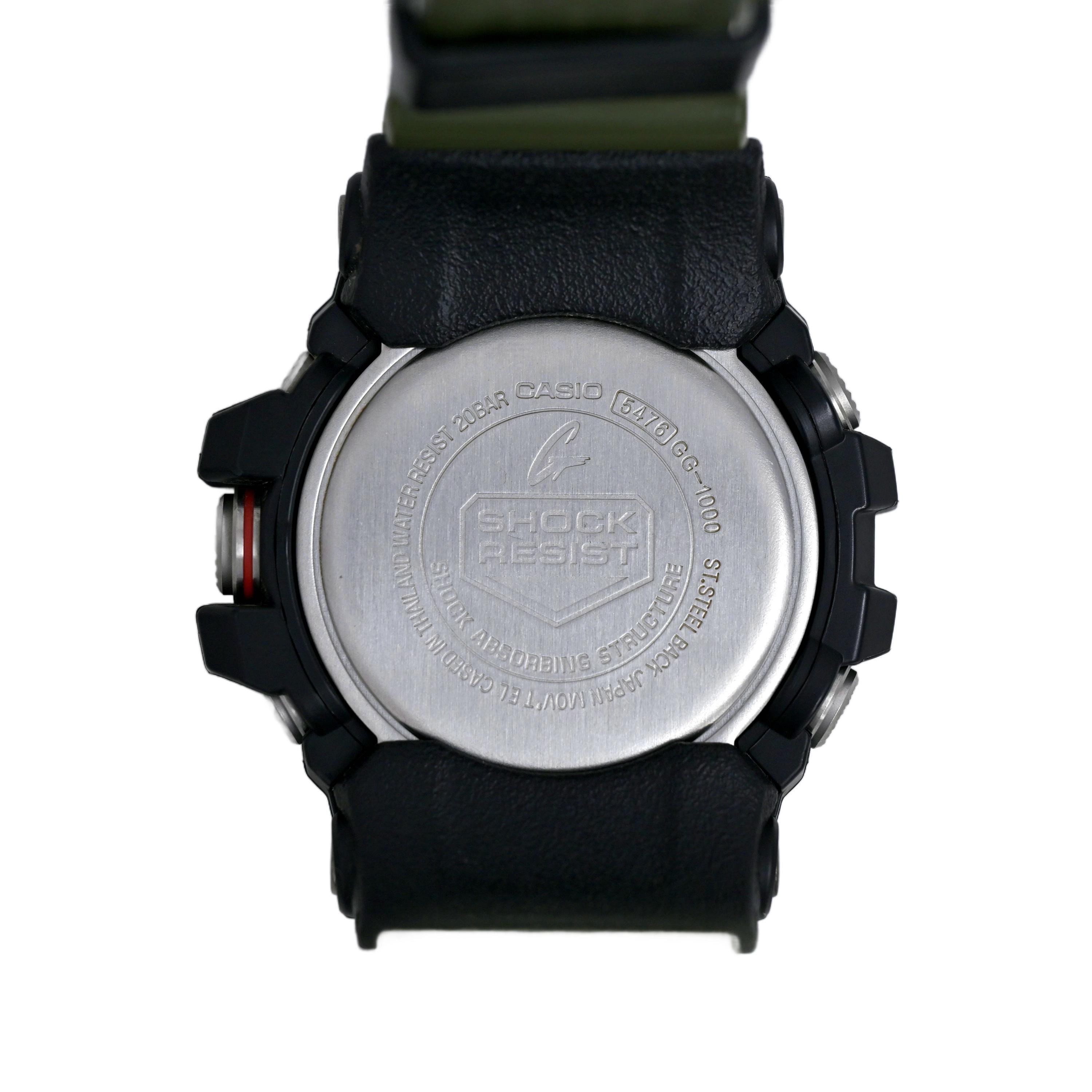 カシオ G-Shock マッドマスター GG-1000-1A3JF ツインセンサー 