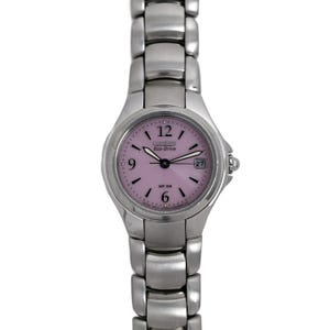 Citizen Women&#39;s Eco-Drive Pink Dial Silhouette Watch EW1170-51X