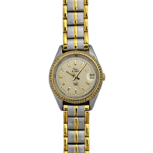 Timex Vintage Two Tone Gold Plated Ladies 1990&#39;s Wrist Watch