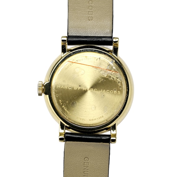 Marc by Marc Jacobs Wrist Watch Gold Plated Black Dial Marc by Marc Jacobs Wrist Watch Gold Plated Black Dial