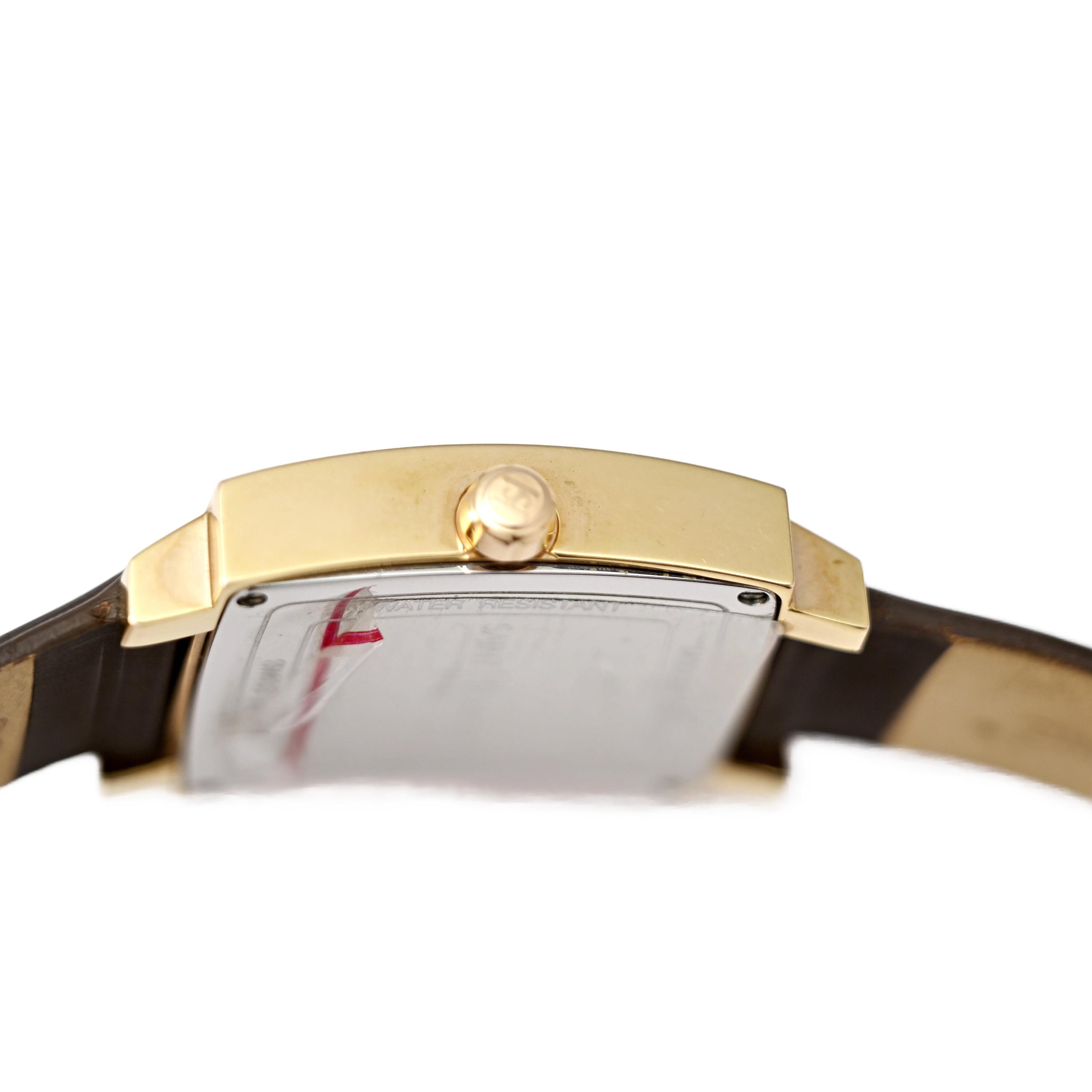Saint Honore Paris Watch Gold MOP Dial Swiss Made Diamond