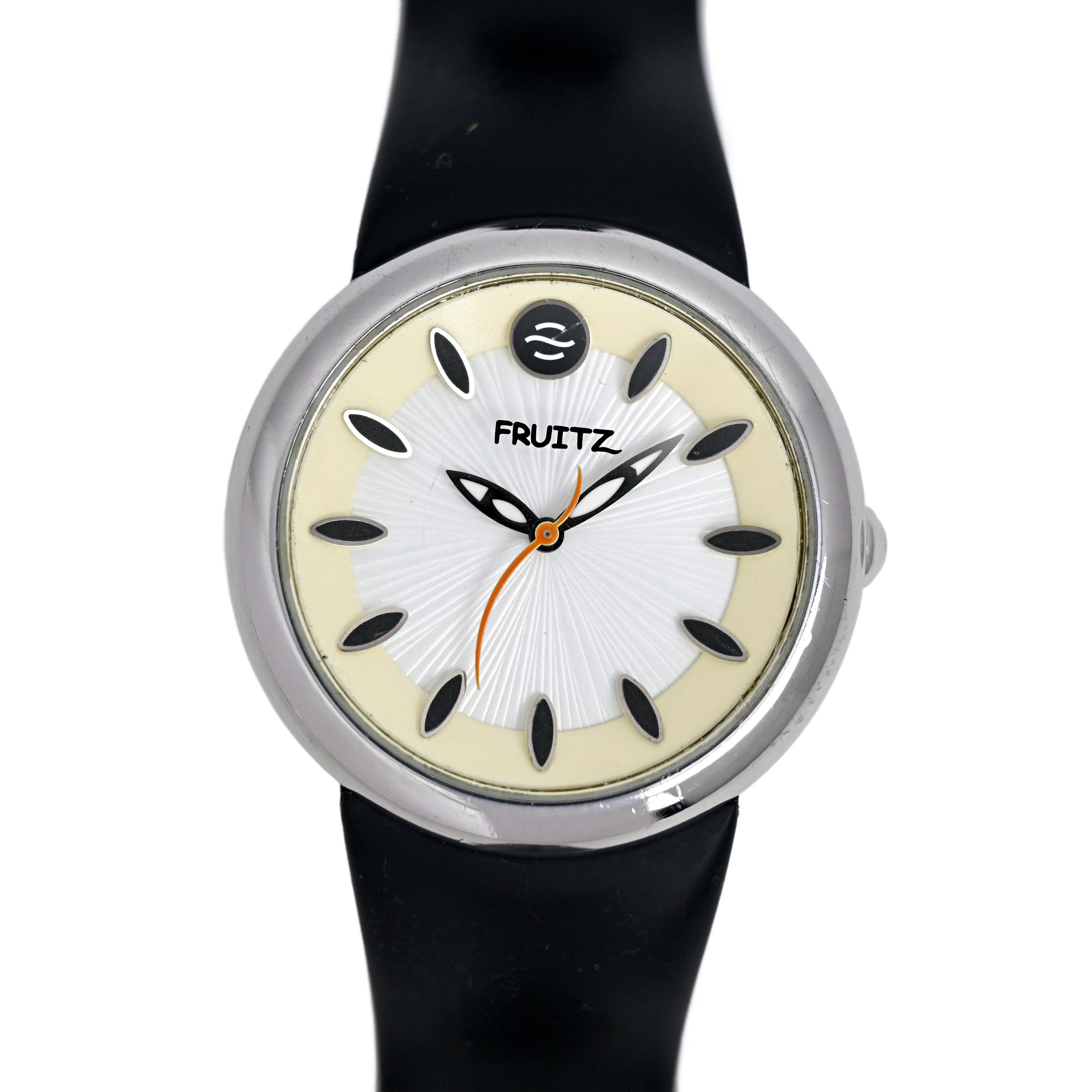 Philip Stein Fruitz Unisex Wrist Watch Cream Dial Black 