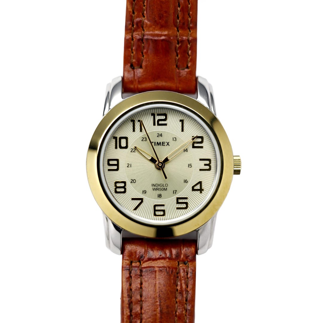 Timex Ladies Classic Wrist Watch Indiglo 24H WR50M Water Resistant