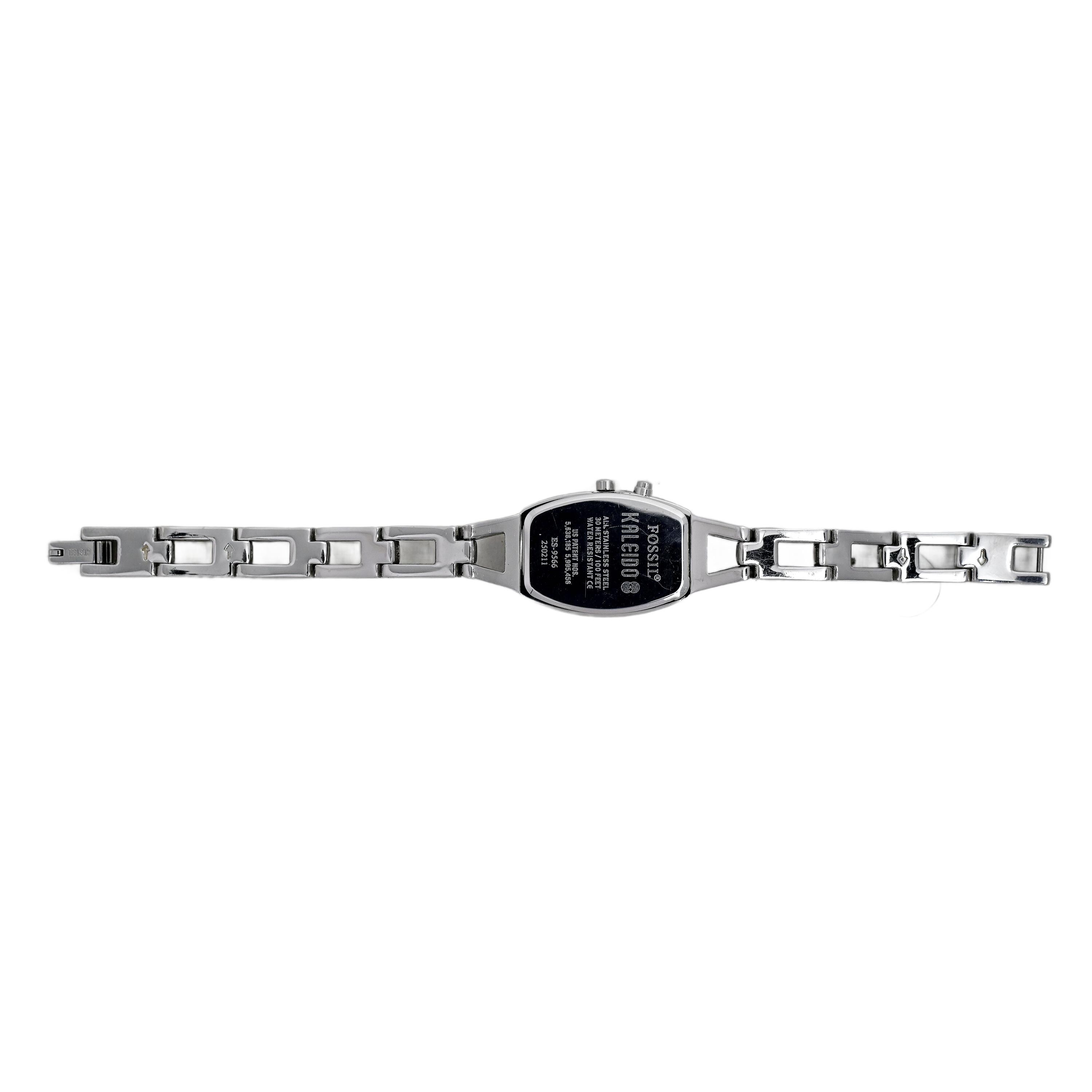 Fossil Ladies F1 Red Heart Dial Kaleido ES-9566 LCD Analog 