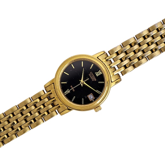 CITIZEN WOMEN\'S QUARTZ BLACK DIAL WATCH s-l400.jpg main image 4