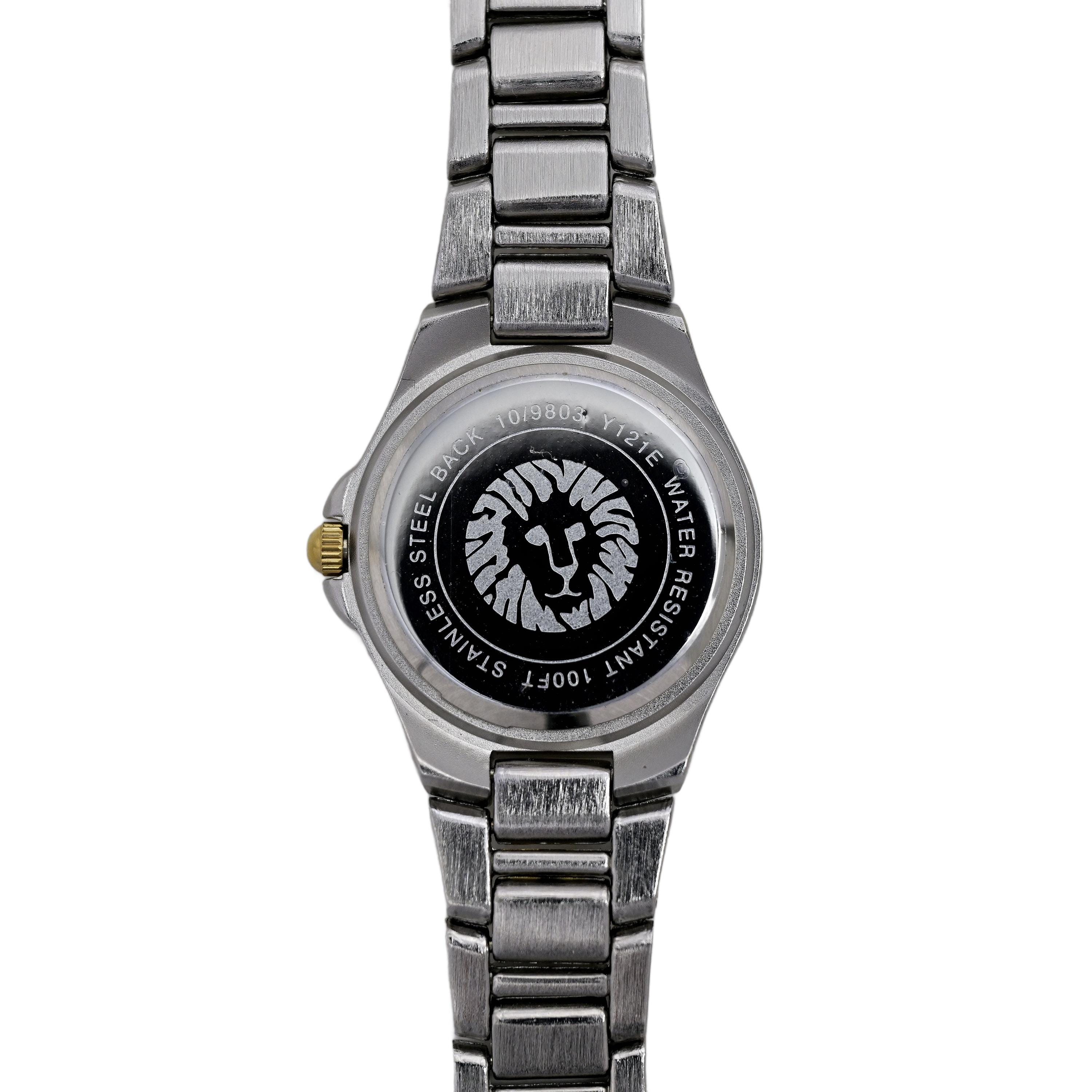 Anne Klein Crystal Bezel Watch White Bracelet Gold Tone Roman Dial 35mm Quartz Anne Klein Bezel Watch - Etsy main image 4