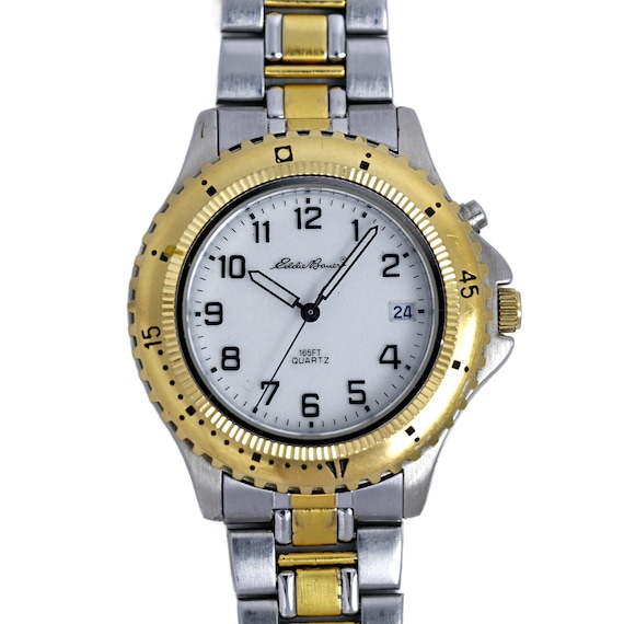 Eddie Bauer Two Tone Stainless Steel Diver Wrist Watch  display picture 1