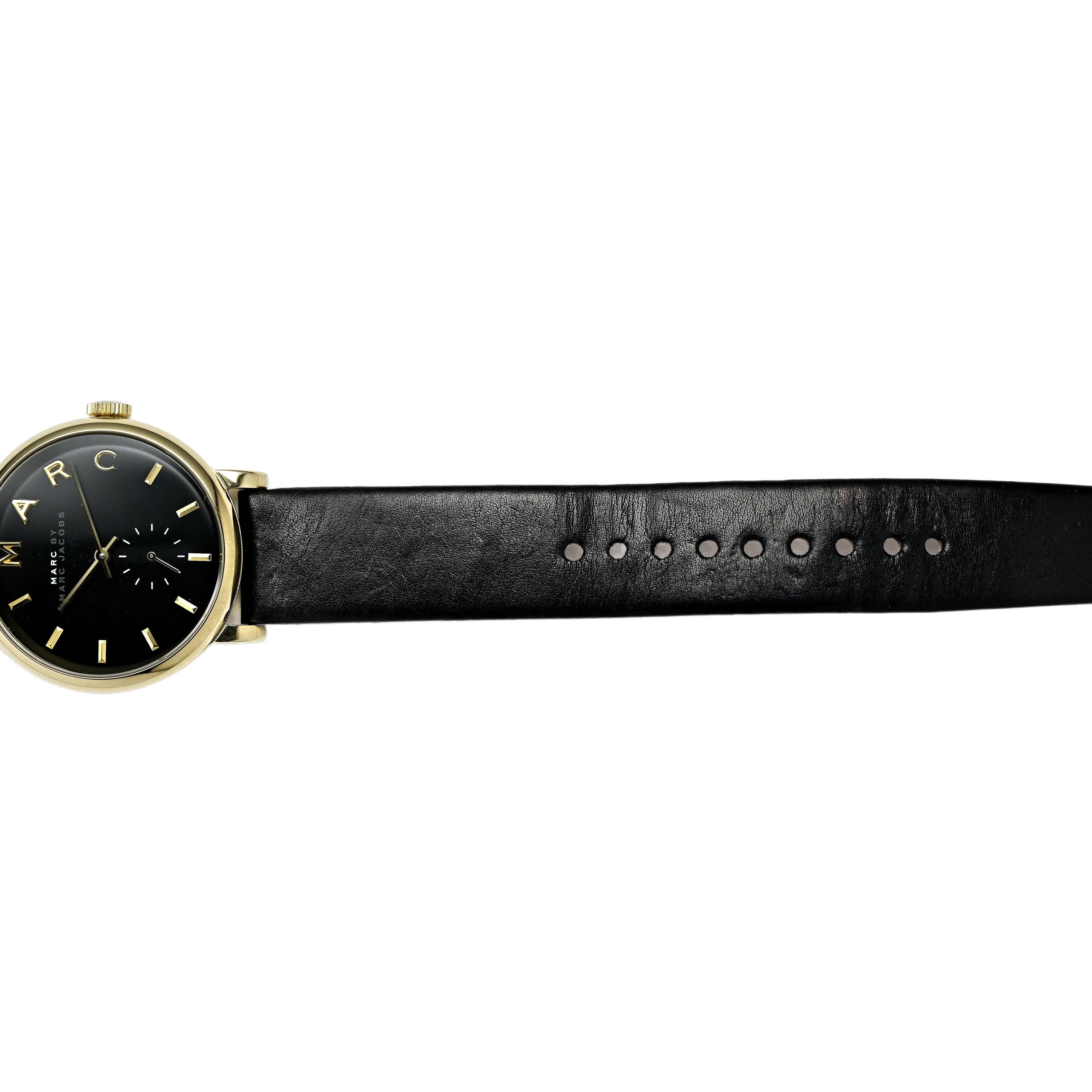 Marc by Marc Jacobs Wrist Watch Gold Plated Black Dial Marc by Marc Jacobs Wrist Watch Gold Plated Black Dial