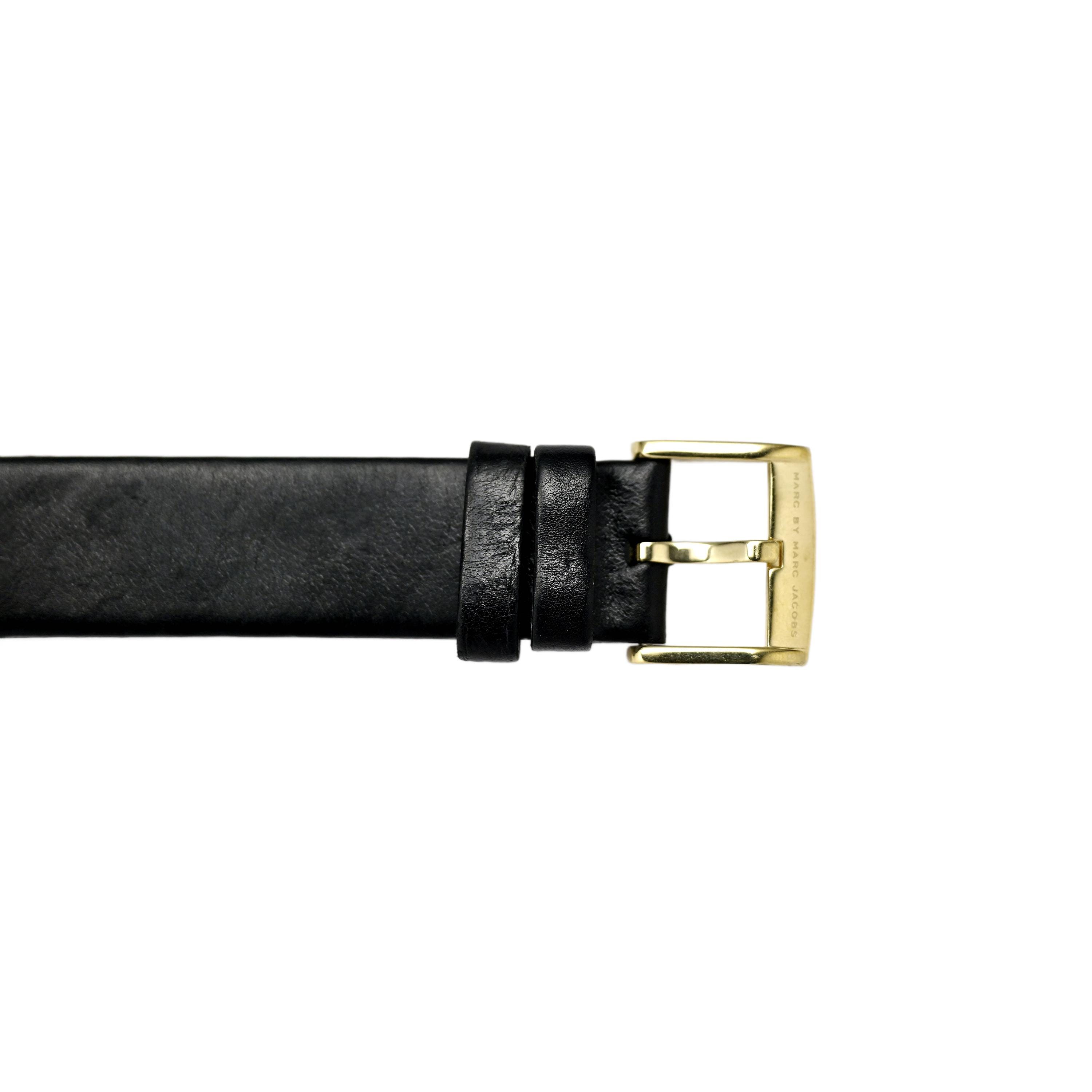 Marc by Marc Jacobs Wrist Watch Gold Plated Black Dial Marc by Marc Jacobs Wrist Watch Gold Plated Black Dial