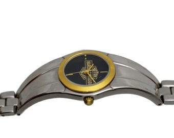 Harley Davidson Motors Ladies Two Tone Black Dial Wrist  display picture 2