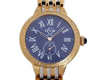 Gv2 by Gevril Astor Ladies Diamond Rose Gold Swiss Quartz Limited Edition Watch