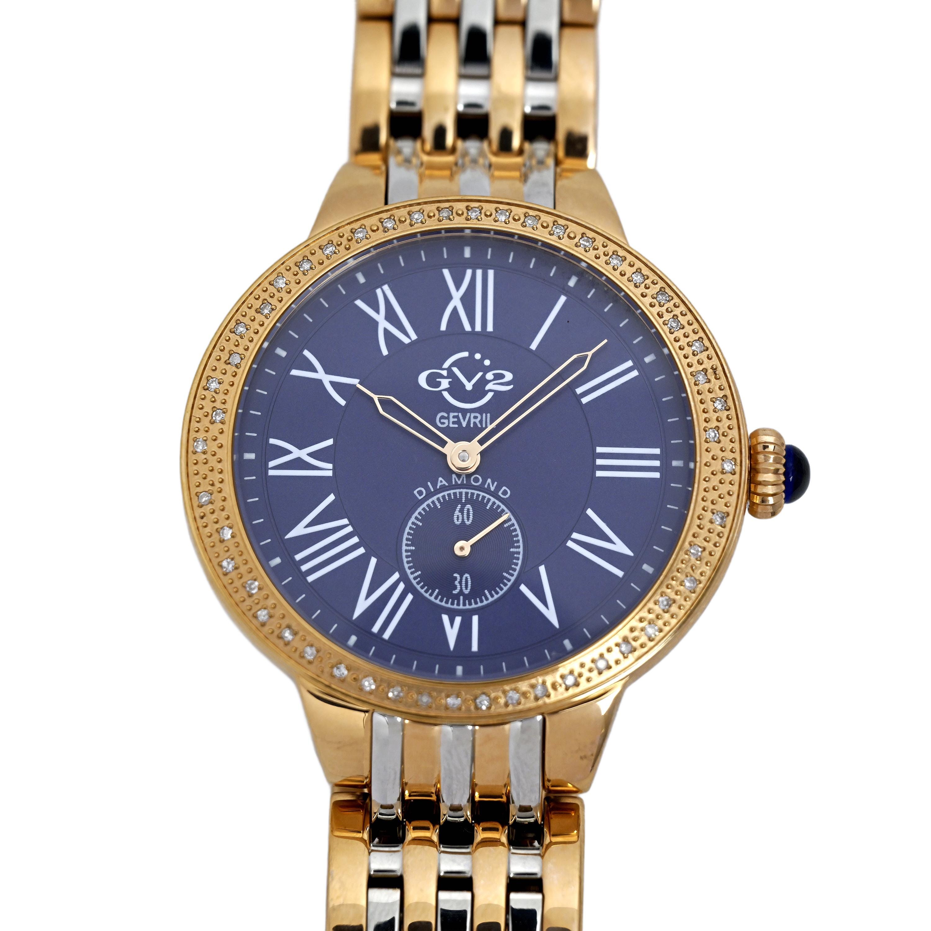 Gv2 by Gevril Astor Ladies Diamond Rose Gold Swiss Quartz Limited