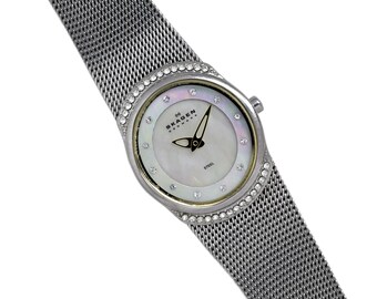 Skagen Womens Denmark 39SSSD Stainless Steel Mesh Quartz  display picture 1