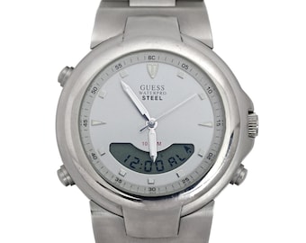 Guess Waterpro Steel Men's Analog Digital Watch