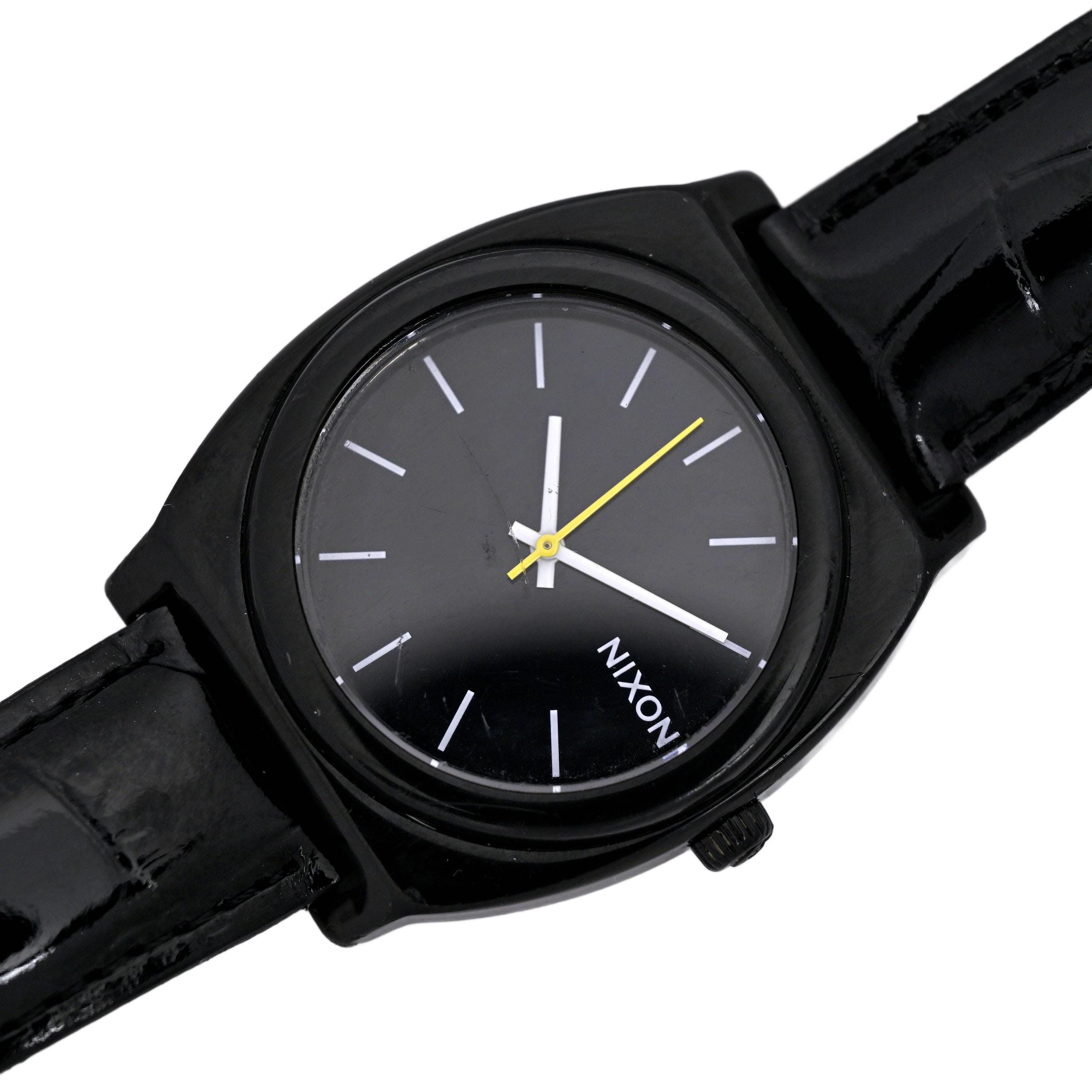 Nixon 40mm Men's Minimal the Time Teller P Black Watch Genuine