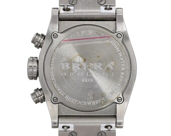 Brera Orologi Eterno Piccolo Chronograph White Dial Men's Watch