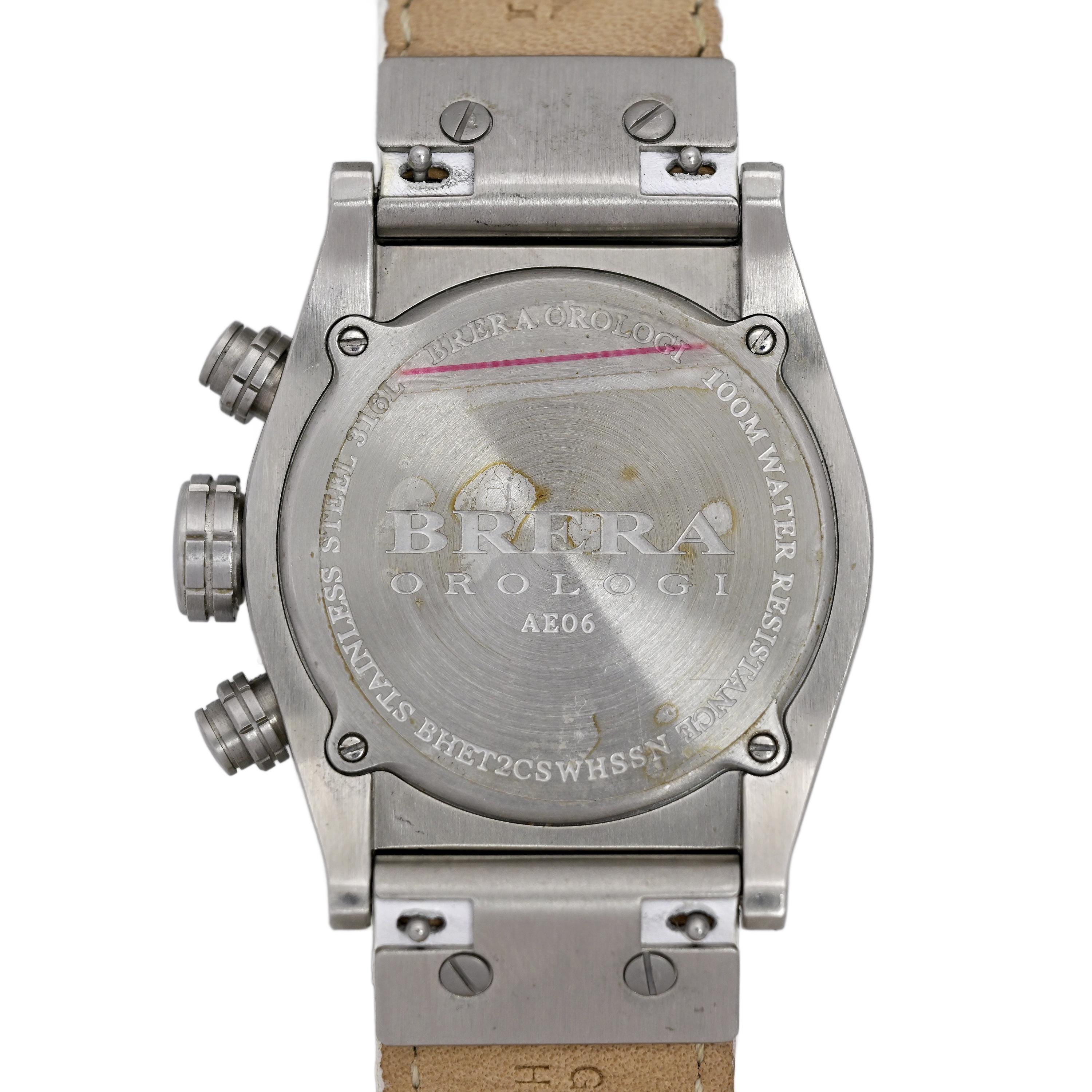 BRERA OROLOGI Tachymeter シルバー/ブラック BRERA OROLOGI Watches BRET3C4301 Eterno Chrono 2 Chronograph