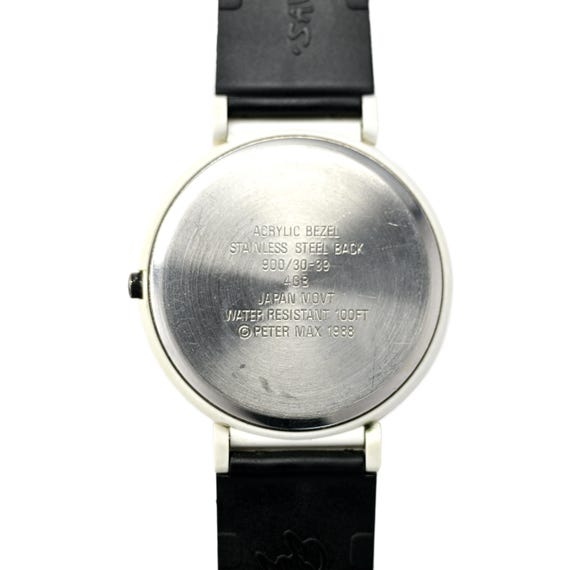Peter Max Smile Vintage 1988 Ref 900 30 39 Collectible Wrist Watch 