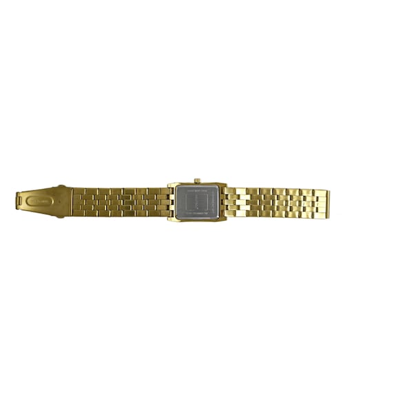 green emerald velvet dress Vintage Gold-tone Armitron Dress Watch for Ladies with White Stones