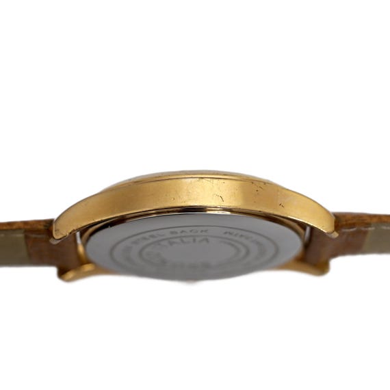 Bronzo Italia Genuine Embossed Leather Strap Bronze Case  display picture 1