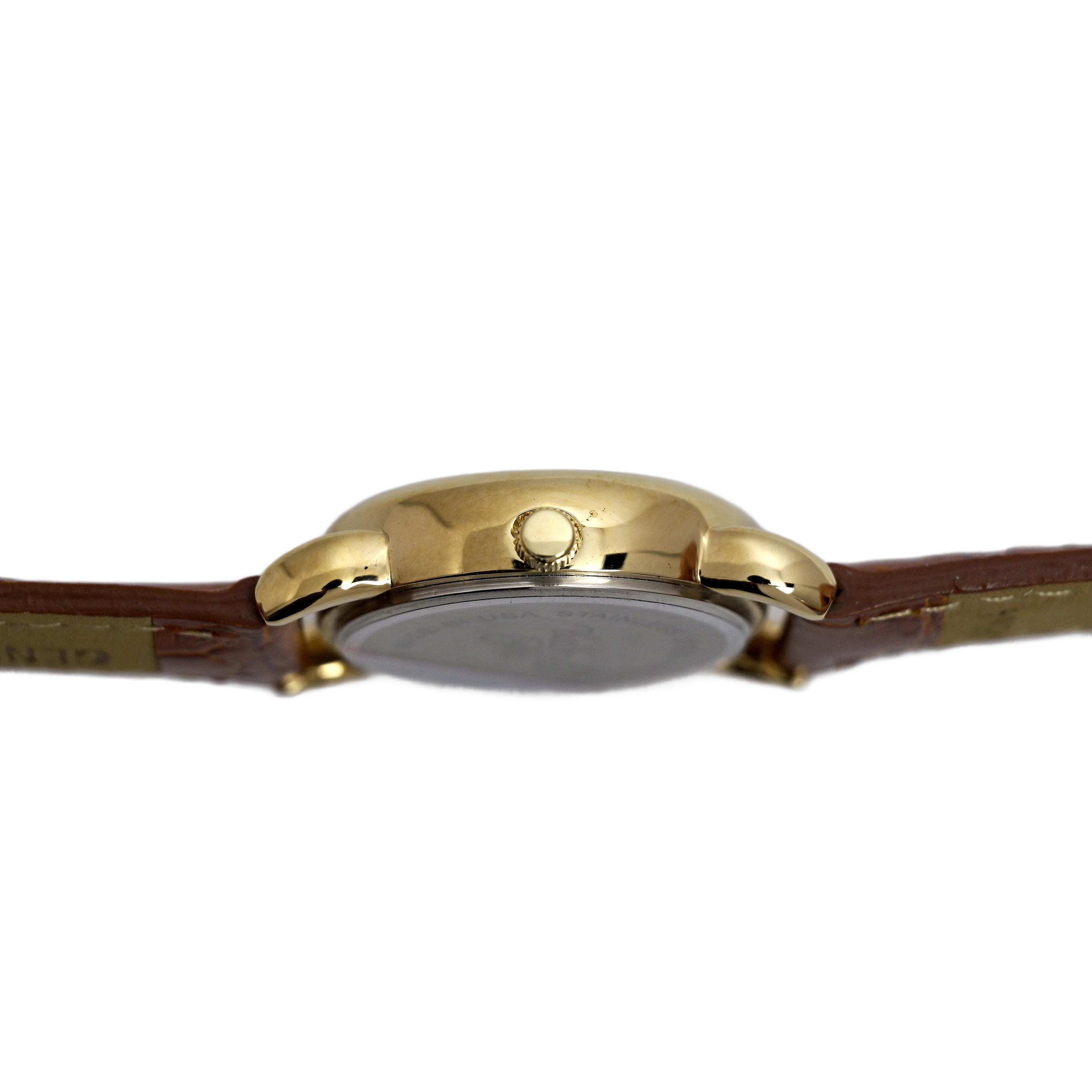 Black Hills Gold Bezel Watch 12K Leaf Accents Changeable Bracelet & Bezel Black Hills Gold 12k Leaves Wrist Watch Original Box 27.5mm  main image 2