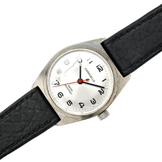 Caravelle Vintage 1976 Manual Wind White Dial Wrist Watch 31x38mm Etsy UK