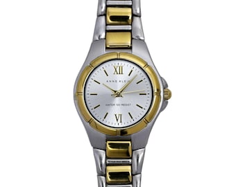 Anne Klein Gold Bezel Two Tone Bracelet Roman White Dial  display picture 2