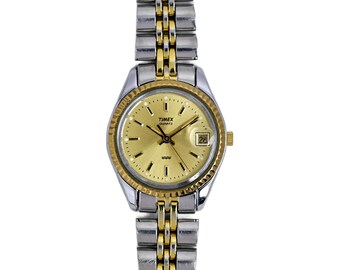 Vintage 2010 Timex Elegant Series 25mm Women\'s Quartz‎ Two Tone Watch Vintage 2010 Timex Elegant Series 25mm Women main image 2