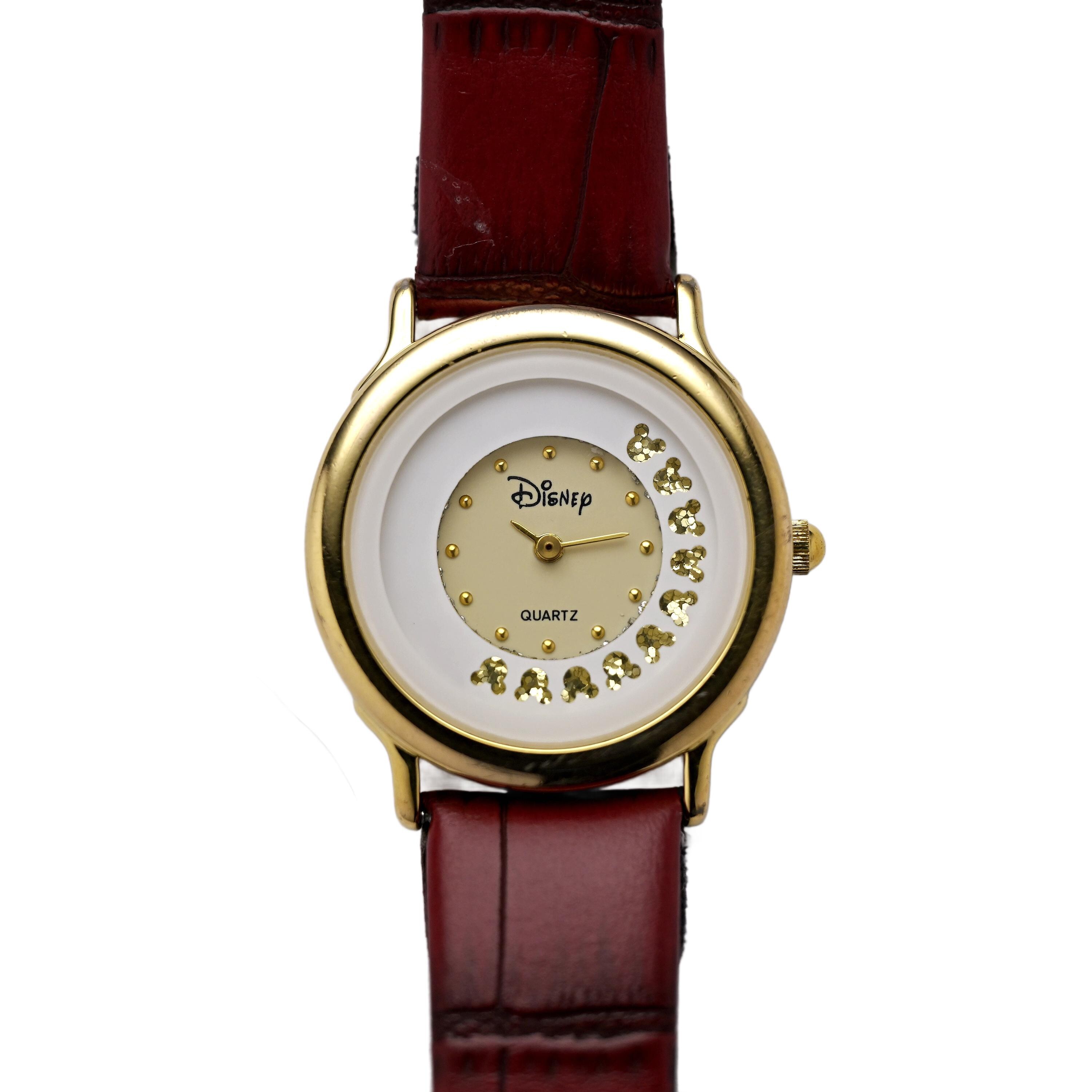 Disney Princess Watch with Brown Leather Strap Amazon.com: Disney Mickey main image 2