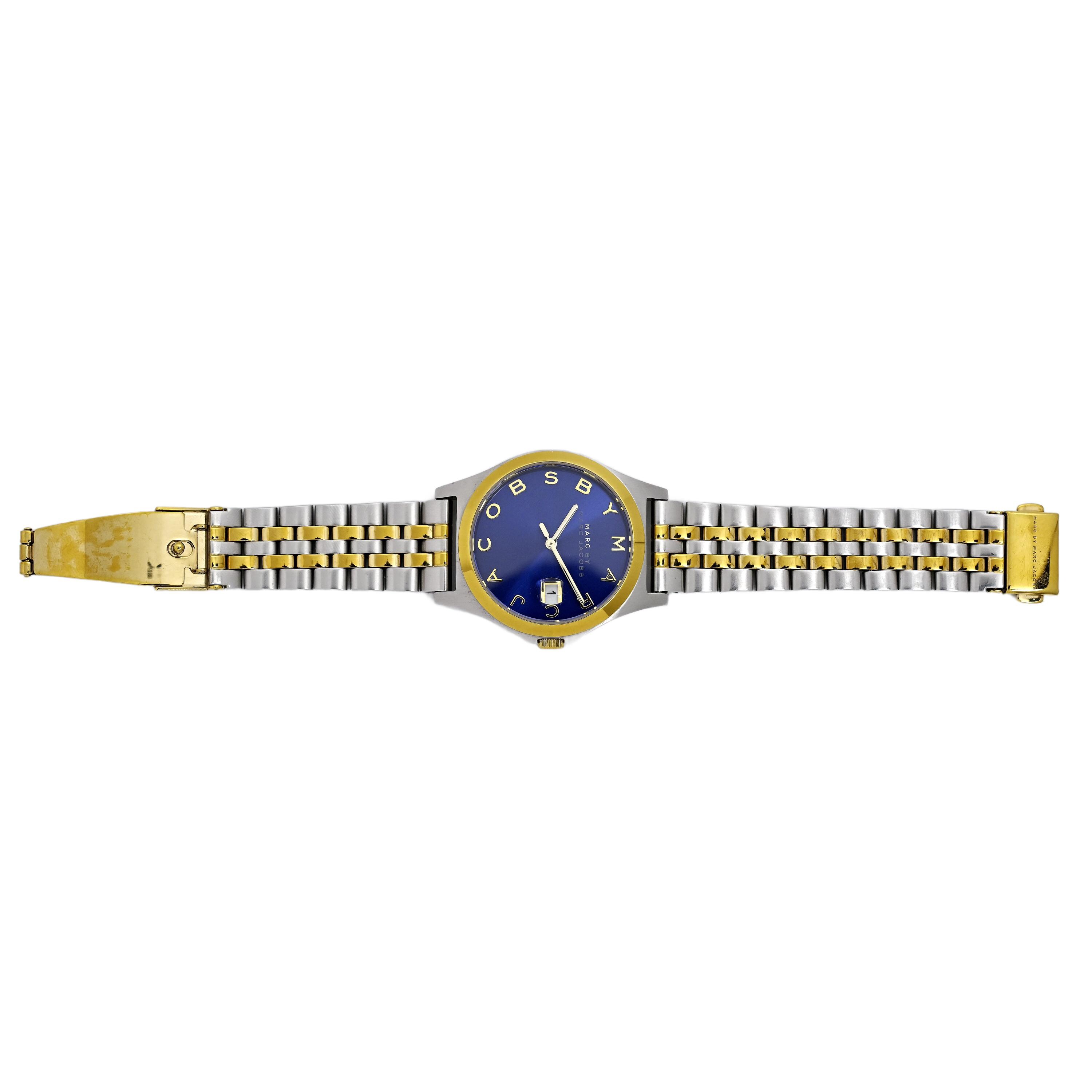 Marc by Marc Jacobs Mens Blue Dial 36mm 6