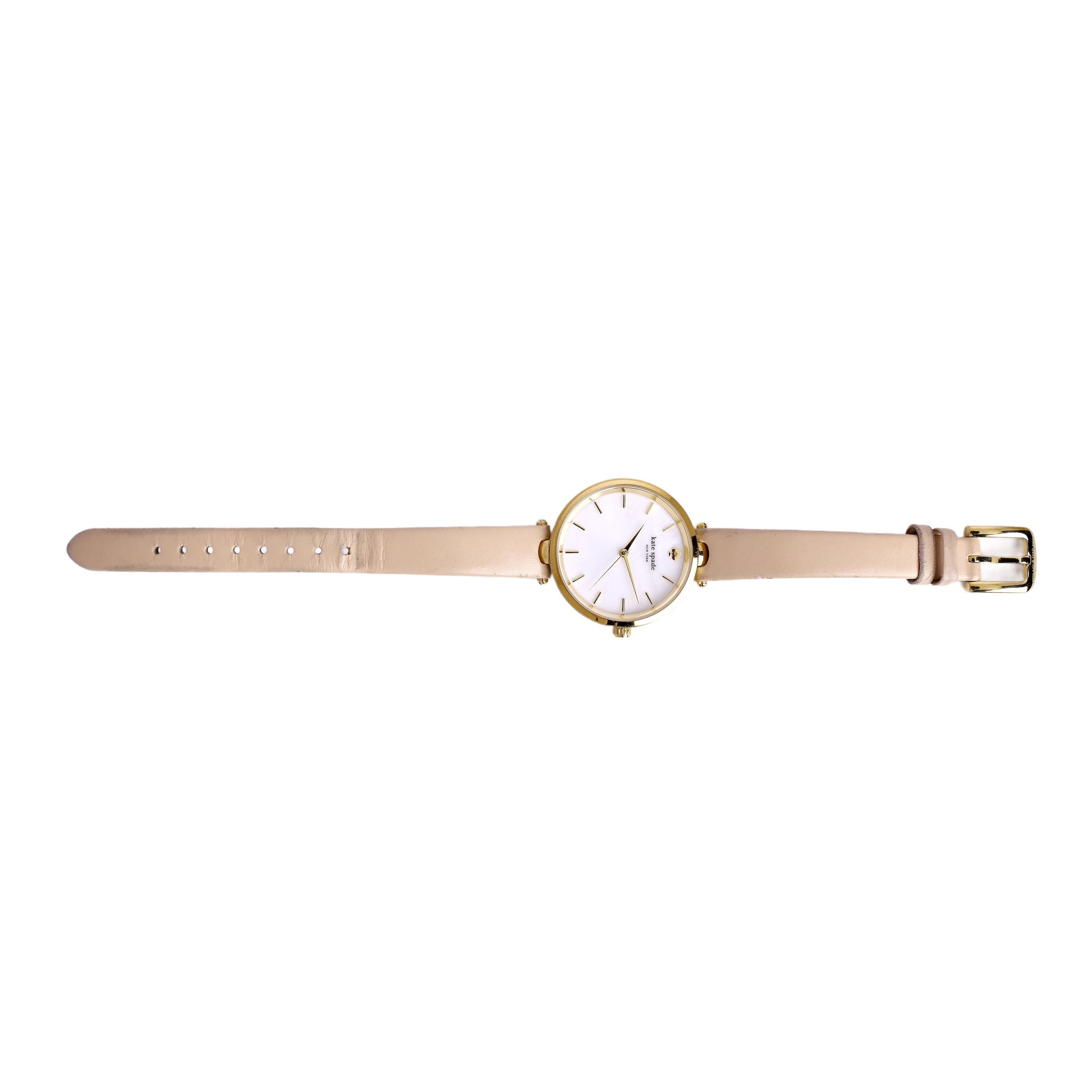 Kate Spade Gold and White Women\'s Watch Kate Spade Quartz Beige Dial Ladies Watch KSW9025 - Walmart.com main image 2