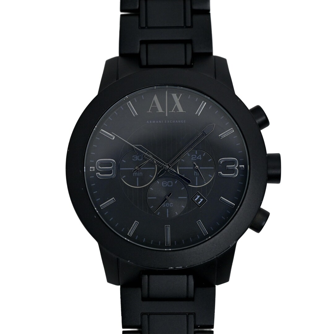 Armani Exchange Chronograph 50mm AX Men's Black Watch AX1277 - Etsy