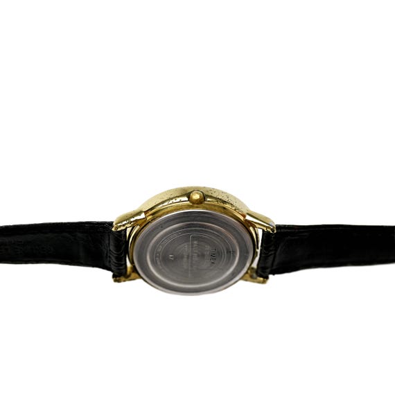 Timex gouden ring indiglo WR30M zwarte band heren 37 mm nieuwe batterij Etsy Nederland