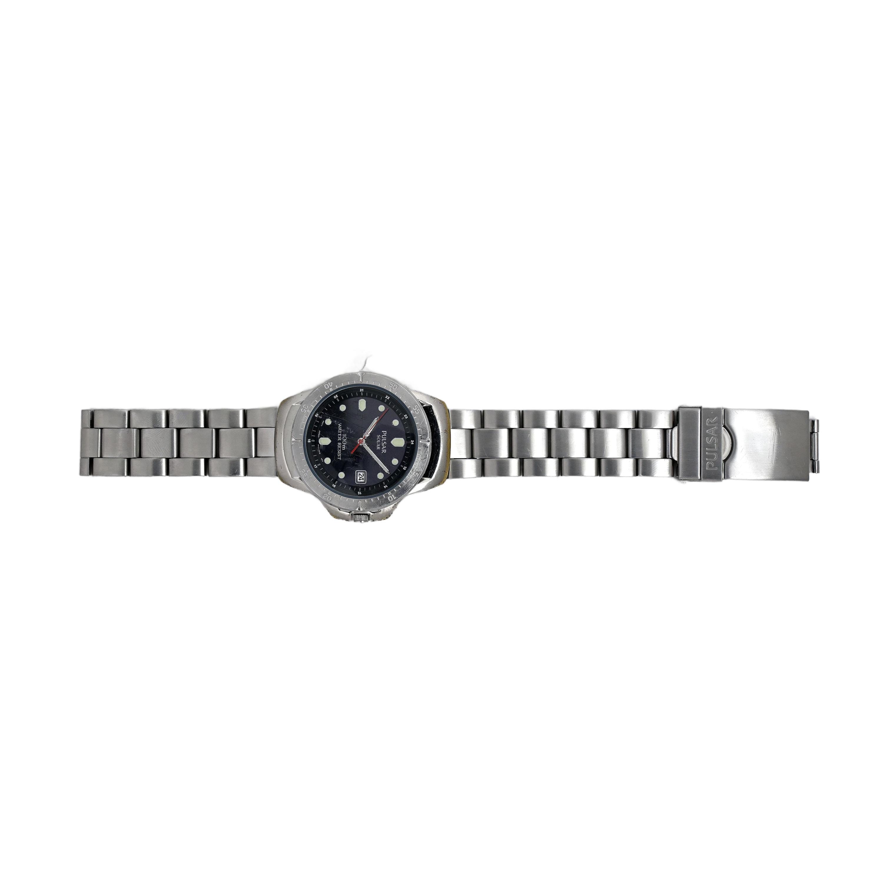 時計 SEIKO SOLAR V145-0CB0 MENS QUARTZ Auth SEIKO Prospex Solar Diver's 200M Men's Wristwatch Blue