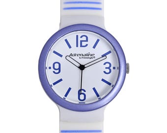 Adrenaline by Freestyle Men's Wrist Watch Blue White Rubber Strap AD1046